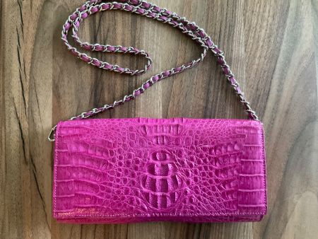 Vintage River Krokodilleder Handtasche