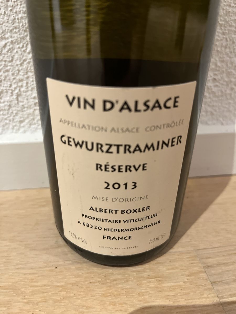 Wein: Albert Boxler, Gewurztraminer Réserve 2013 – Neu und originalverpackt aus Liestal von Rockthat 4