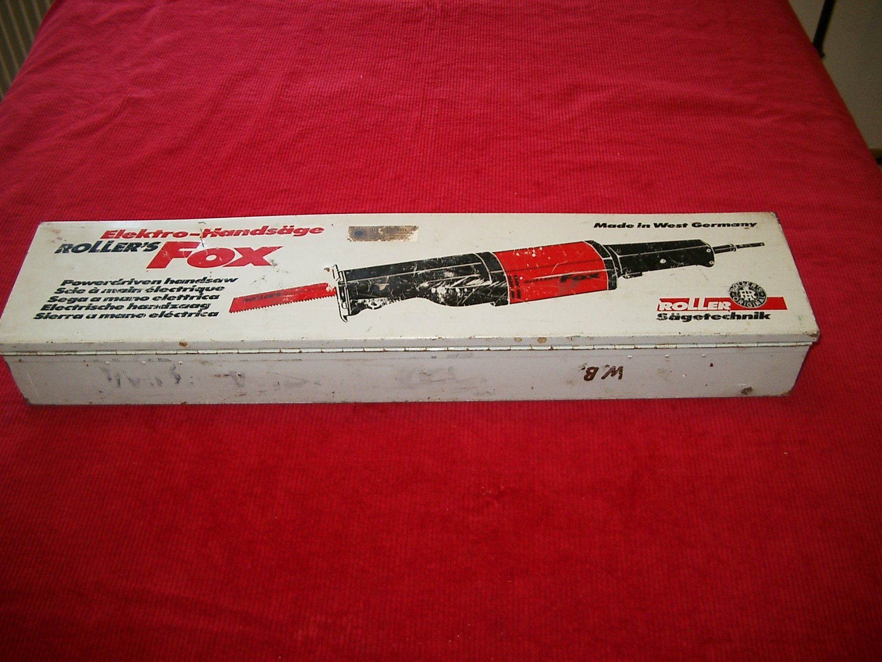 Tutti gli attrezzi: Roller's Fox original-Blechkoffer, vintage 65x14cm – Usato da Laupen ZH venduto da tonisculati 2