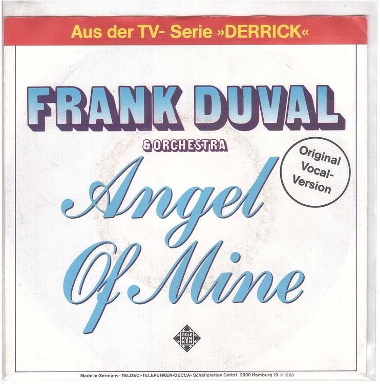 Schallplatten: Frank Duval  --  Angel of mine   Single7 – Gebraucht aus Rheinau von asteng