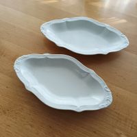 2 elegante antike Porzellan-Eisensteinschalen W.H. Grindley,