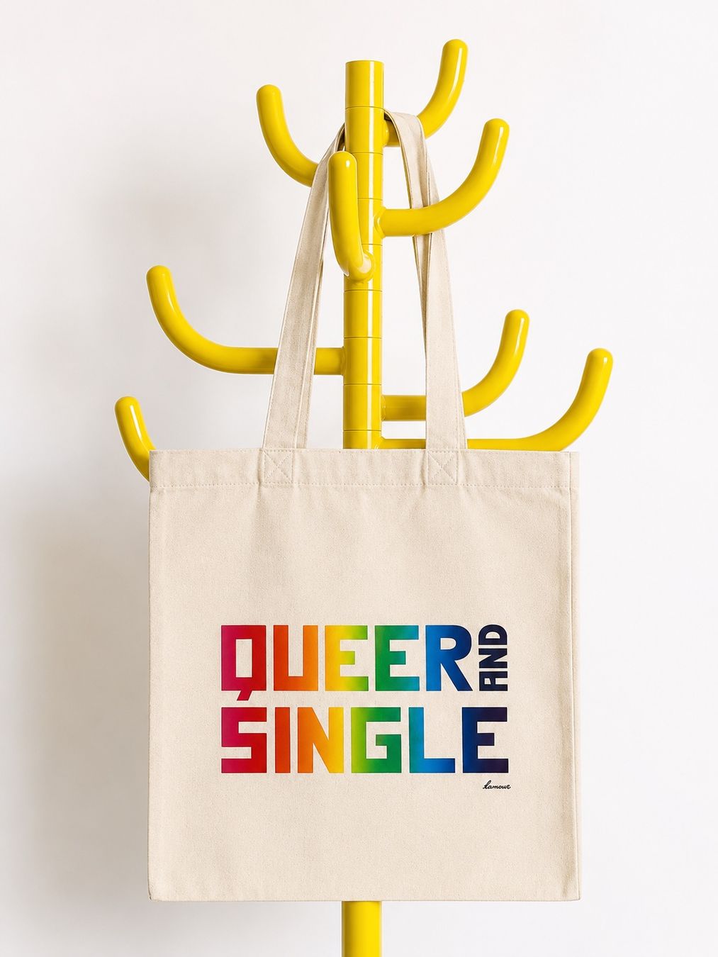 Borse: Tote Bag Queer and Single II – Nuovo e nell'imballaggio originale da Lausanne venduto da laminas 2