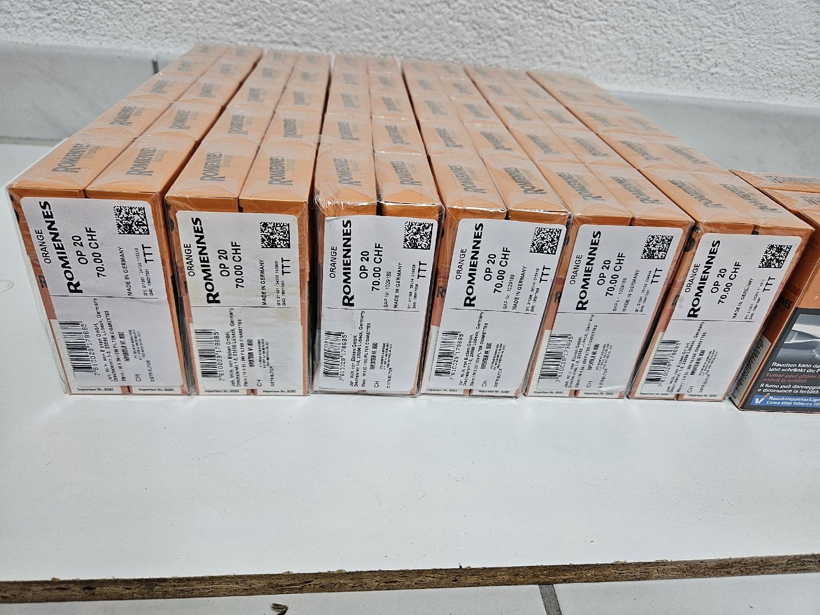 Tabak: Zigaretten Romiennes Orange  – Gebraucht aus Schlieren von Bestleo 2