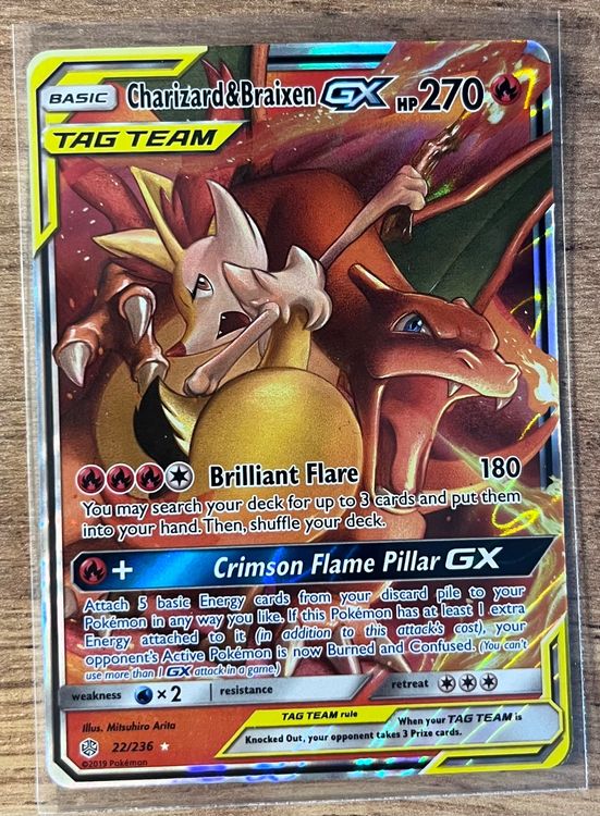 Charizard Braixen Gx Tag Team Cosmic Eclipse Kaufen Auf Ricardo