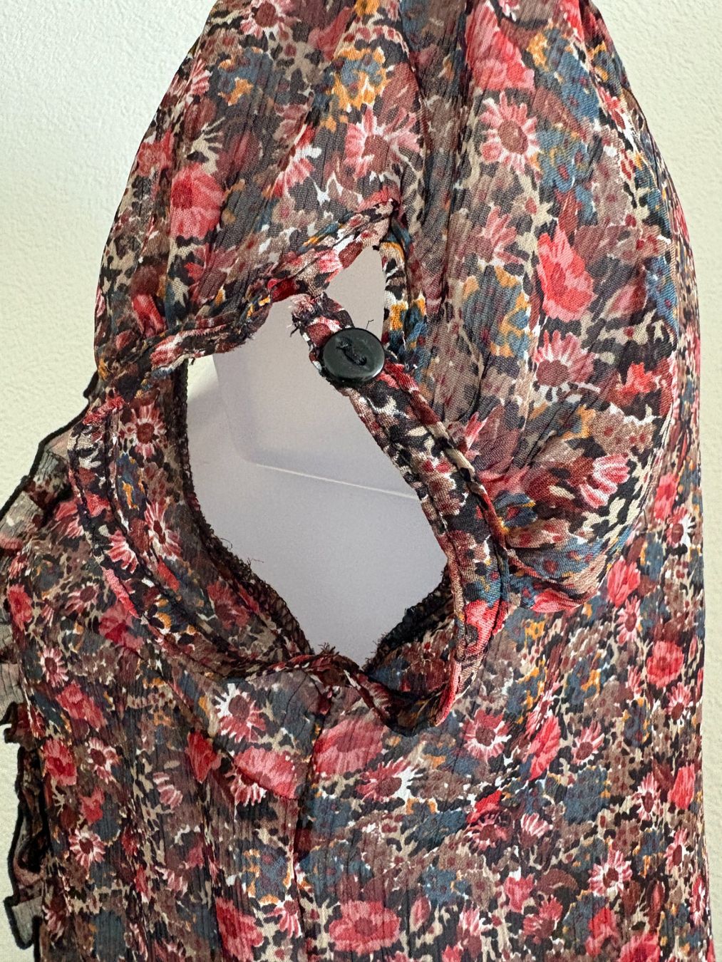 Pimkie Camicette: Blusentop- Shirt mit Blumenmuster, Gr. S – Usato da Basel venduto da Nofretete39 2