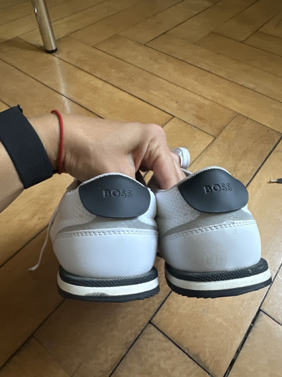 Hugo Boss Scarpe da uomo: Boss Sneaker Herren Weiss Grösse 41  – Usato da Luzern venduto da w.welihodska 5