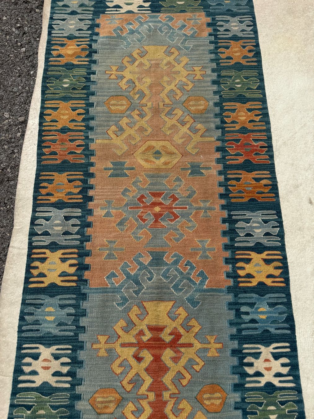 Kelim Tappeti: Kelim 186x72cm handgemacht sauber – Usato da Vacallo venduto da cri_229f 2