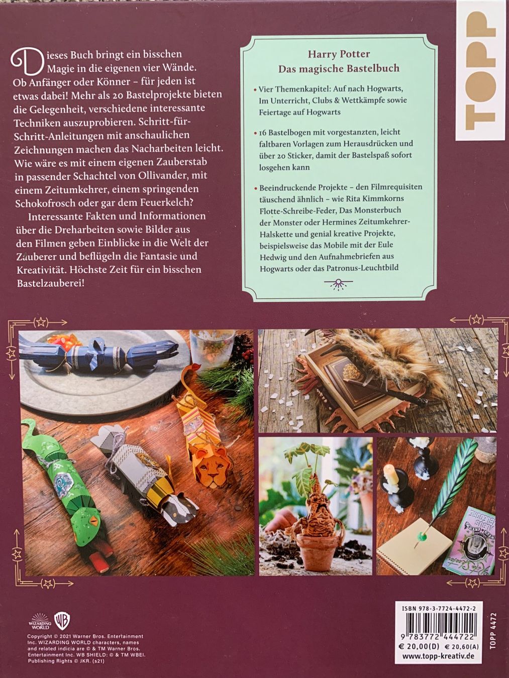 Kit bricolage: Harry Potter - Das magische Bastelbuch – Usato da Uitikon Waldegg venduto da daniela_diana 1