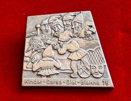 Fasnachtsplakette Carnaval Biel-Bienne  Kinderumzug 1975