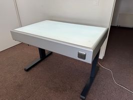 Leuchttisch / Lichttisch, Tisch mit Licht, Top Zustand!