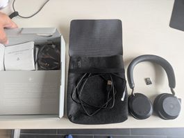Jabra Evolve2 75 MS Teams mit Link 380 USB-A & Ladestation