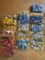 Schnullerclips Set Holz bunt gemischt viele Stück neu