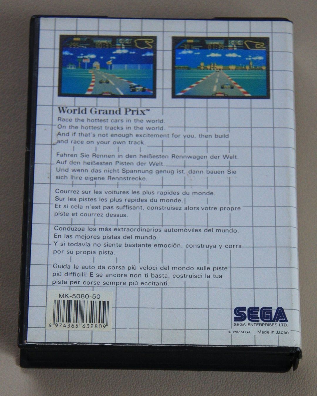 Sega Giochi: World Grand Prix Sega Master System – Usato da Fisibach venduto da Retrogames24 1
