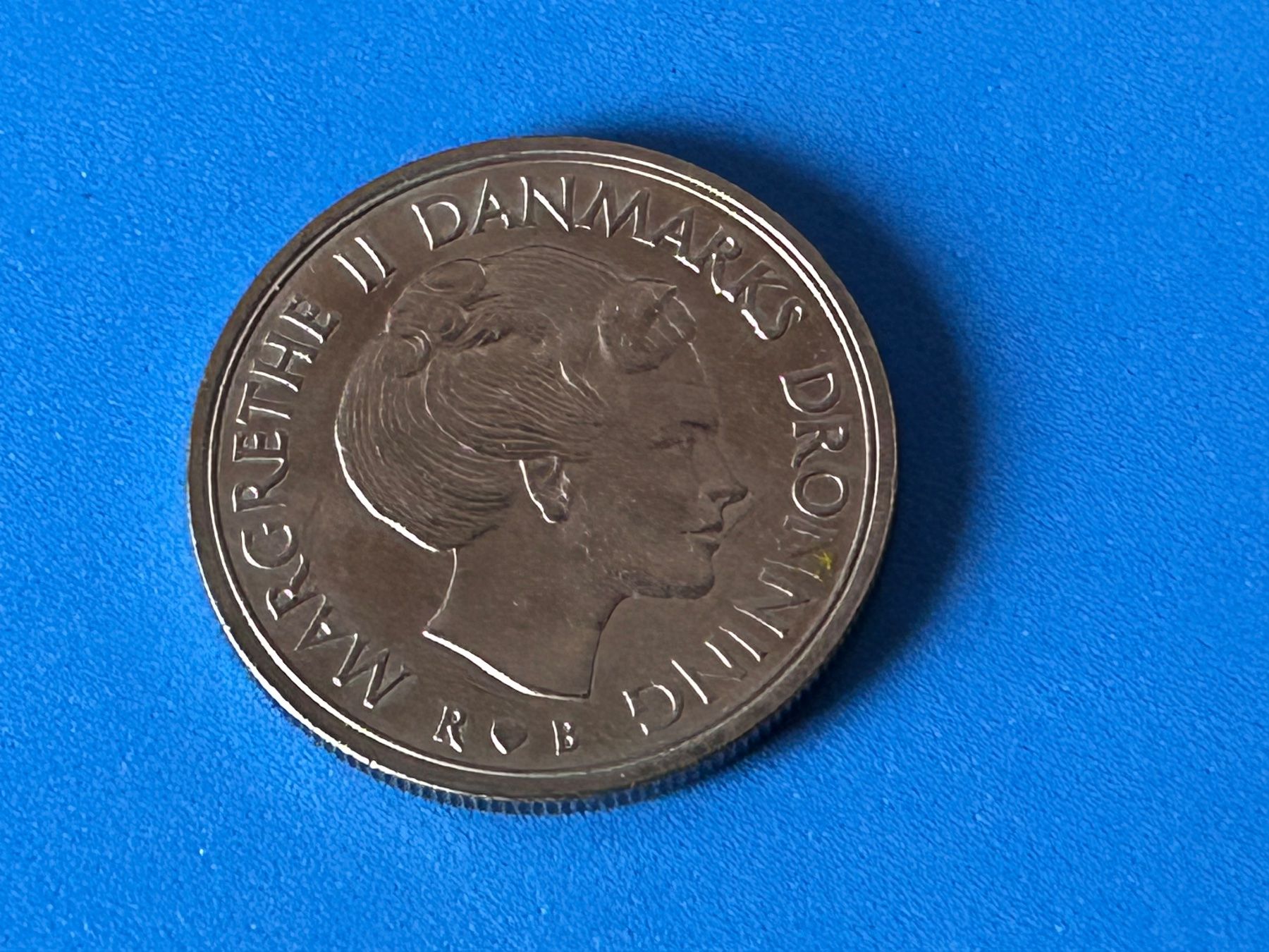 Tutti le monete: Denmark - 5 Kroner - Margrethe II 1986 – Usato da Corcelles NE venduto da AJKader 3