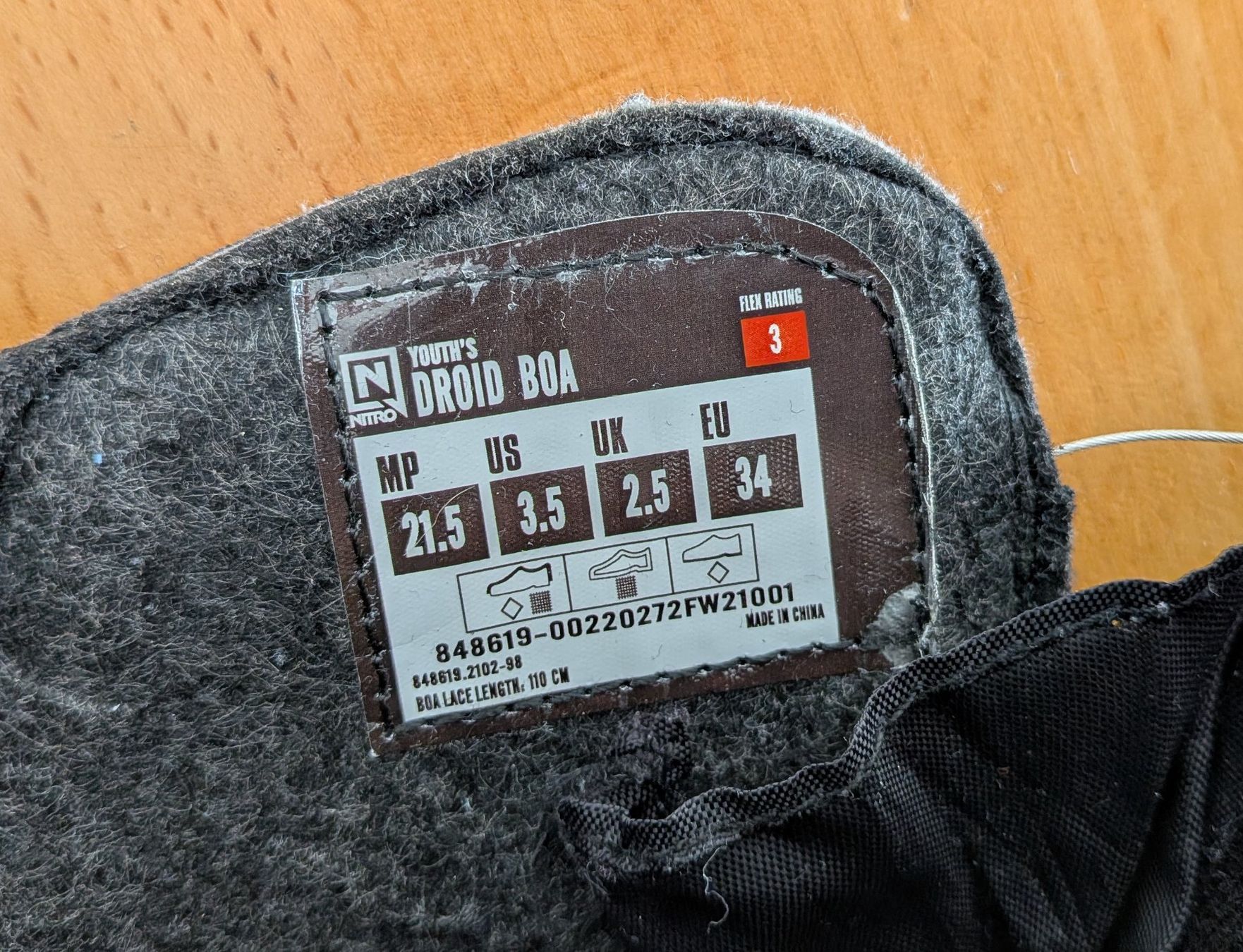 Snowboard Nitro Chaussures filles: Nitro Snowboardschuhe Gr. 34 – D'occasion à Klosters par Cloitsch 3