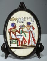 kleiner handbemalter Papyrus aus Aegypten