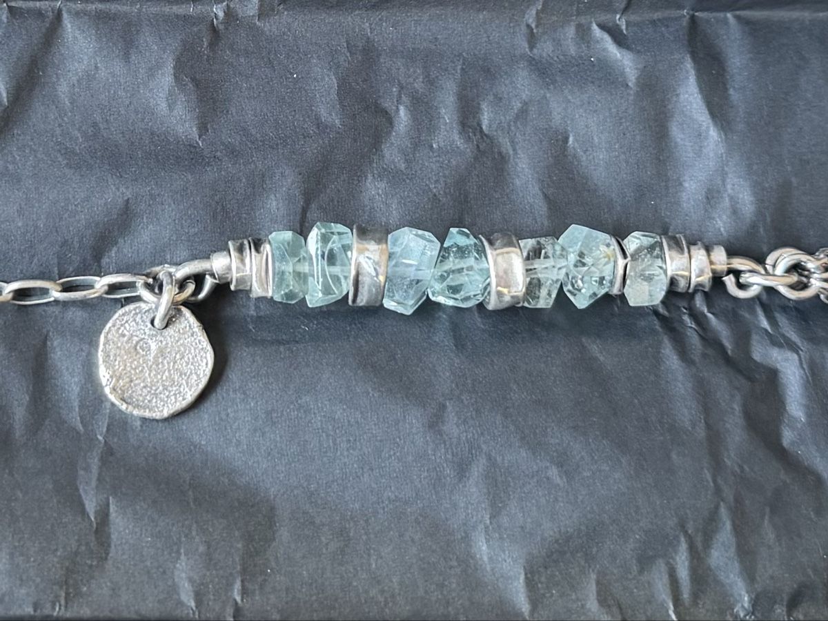 Bracelets: Silberarmband mit Aquamarin – Neuf avec emballage d'origine à Donat par troja007 1