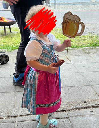 Baby Dirndl + Blouse (gr. 86/92)