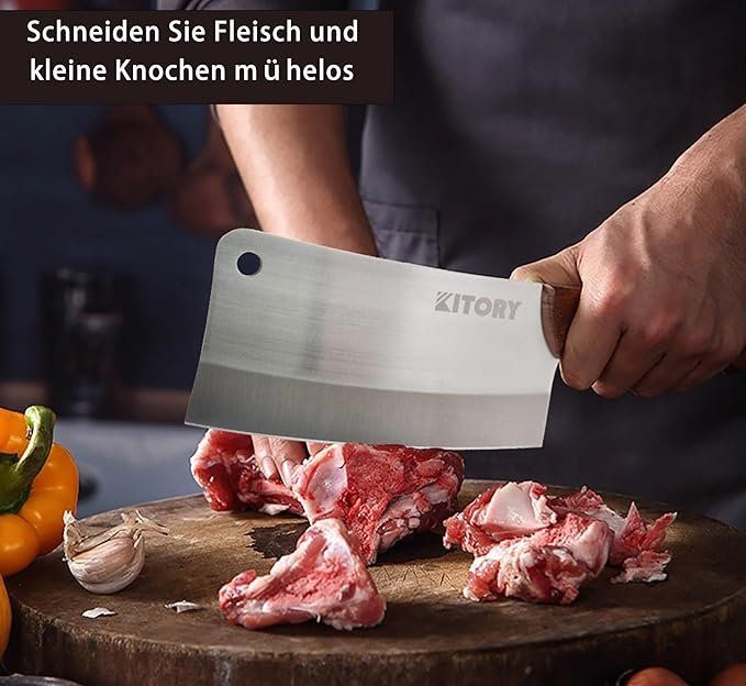 Coltelli da cucina: Hackmesser 18cm, Fleichmesser Extrem Scharf – Nuovo e nell'imballaggio originale da Oberentfelden venduto da abz_l7vm 1