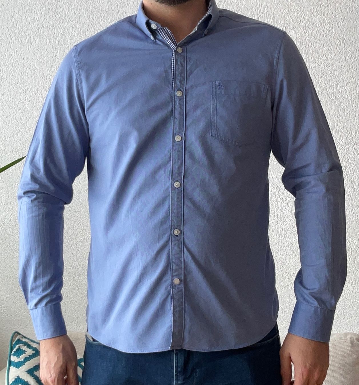 Chemises: Hemd Marke "Penguin", hellblau, Grösse L, slim fit – D'occasion à Küssnacht am Rigi par christianbueeler