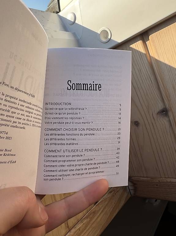 Libri: Le petit livre du pendule - Mily Robin – Usato da Bossonnens venduto da noemie_01 2
