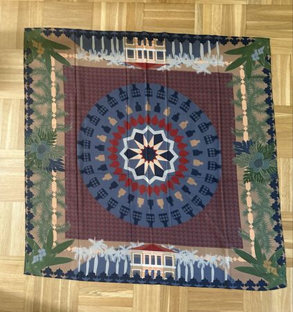 Foulard „Kampong Glam Heritage Chiffon“, 115cm x 115cm, neu