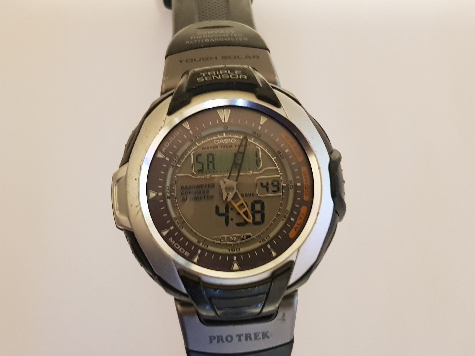 Casio Orologi: Montre Casio Pro Trek Tough Solar – Usato da Genève venduto da BKYB