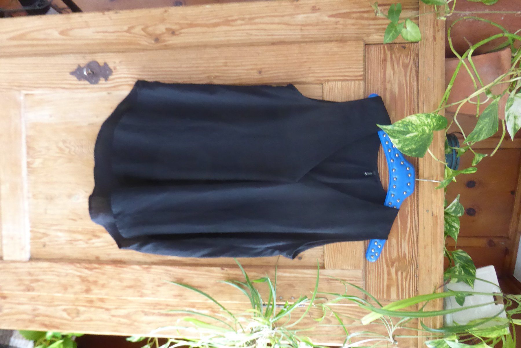 Camicette: schwarze Long Bluse Gr L Chicoree – Usato da Sargans venduto da Benziner 4