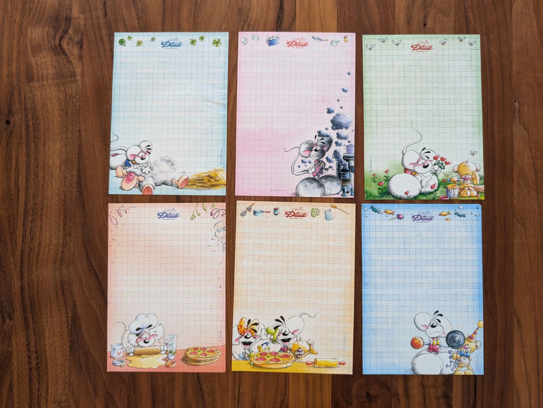 Carta: Diddl A6 Reibe Duft Block Blätter 6 Stk. – Usato da Holziken venduto da gummi_baerli93