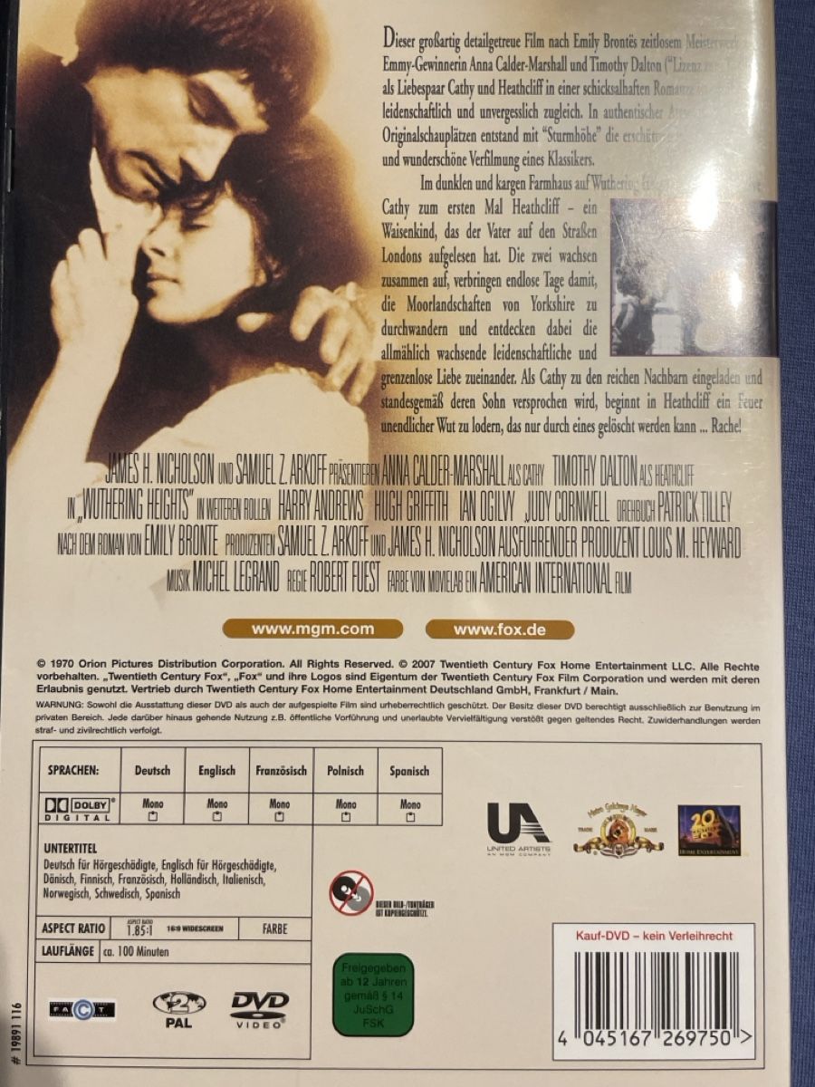 Tutti i DVDs: Sturmhöhe (1970)       selten – Usato da Waldenburg venduto da Mimily33 1