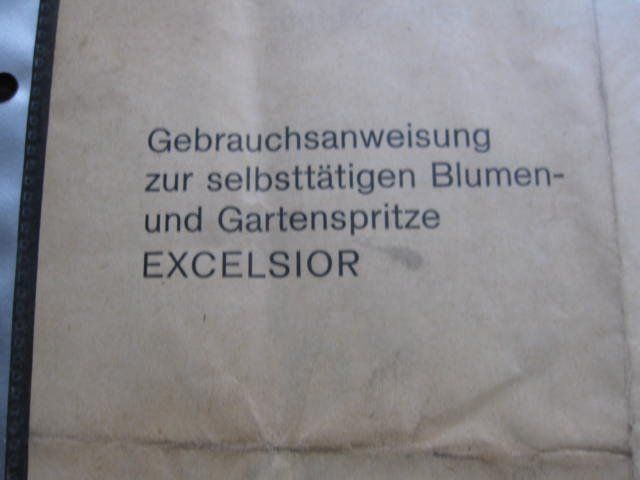 Tecnologia medica: Blumenspritze "Excelsior" Gartenspritze, Birchmeier antik – Nuovo (secondo la descrizione) da Neudorf venduto da Siola71 3