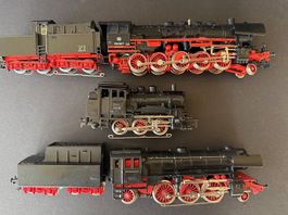 Märklin Dampflokomotiven 3000, 3084 und 3097