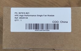 HPE High Performance Single Fan Module 867810-B21 new