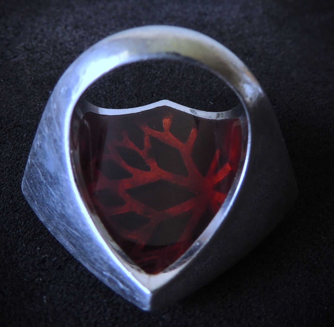 Bagues: Handgefertigter Silber 925 Statement Fingerring Gr. 57 – D'occasion à Waldenburg par schaller707 5