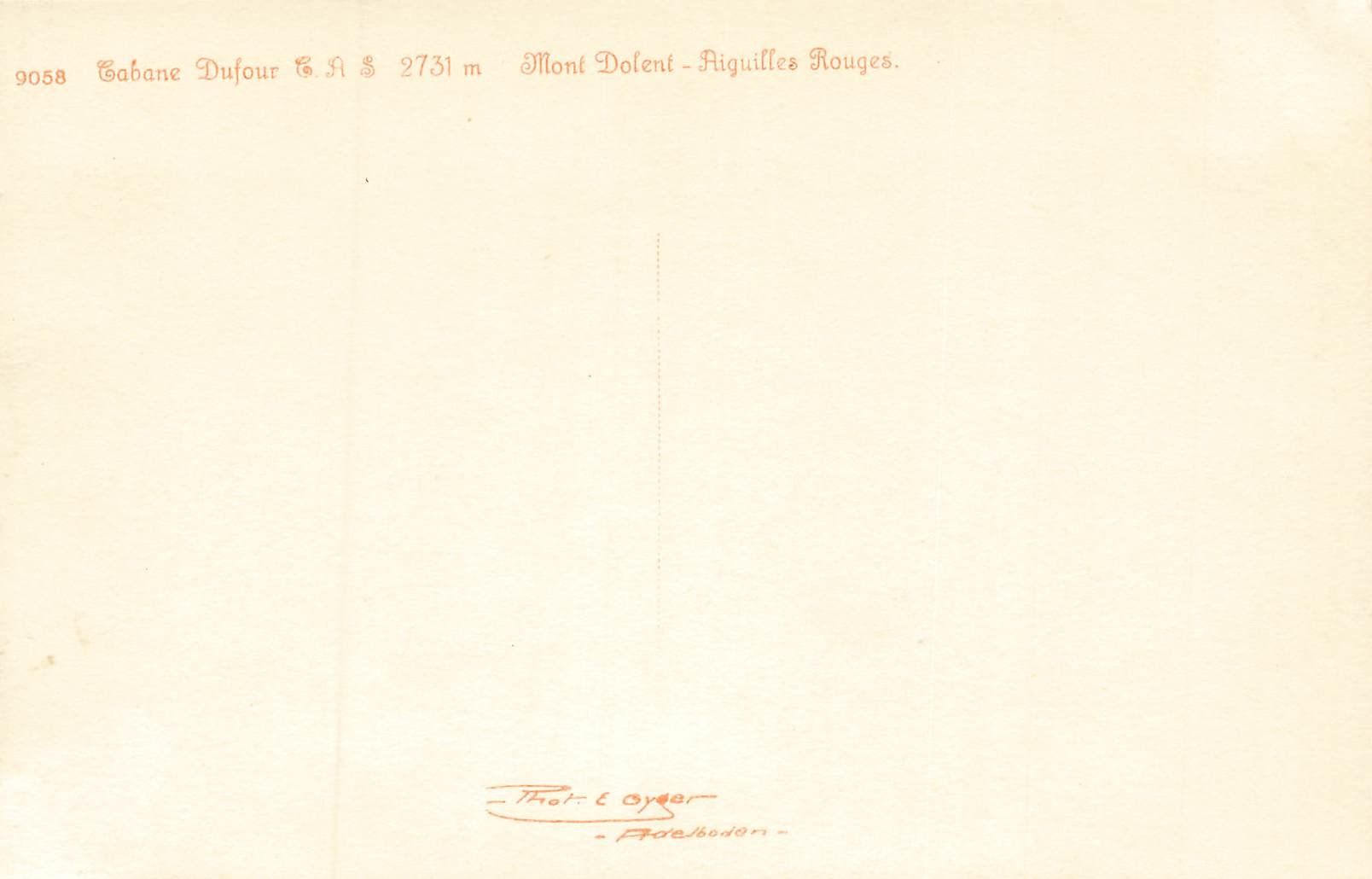 Cartoline postali: Cabane Dufour CAS Mont Dolent – Usato da Schwyz venduto da Seffi56 1