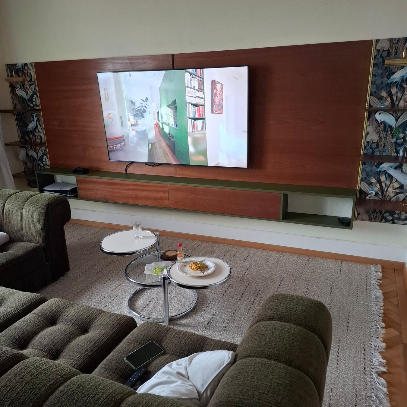 Mobili TV: meuble mural tv teak – Usato da Neuchâtel venduto da Rochawood
