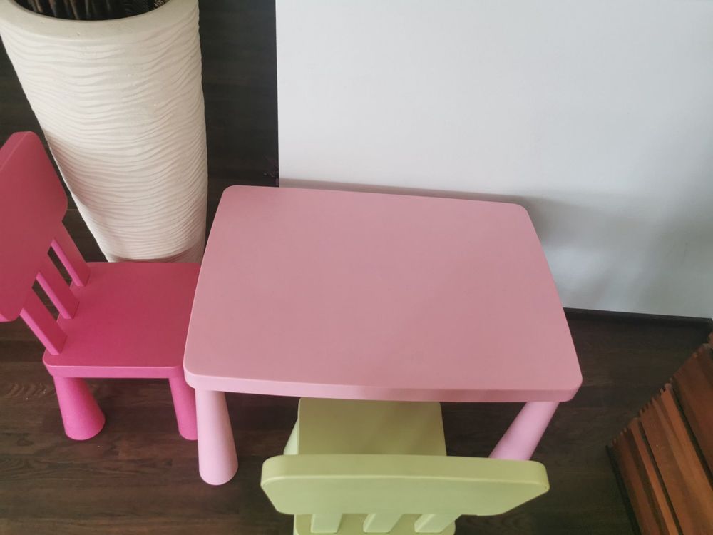 IKEA TISCH MAMMUT + 2 STÜHLE Kaufen auf Ricardo
