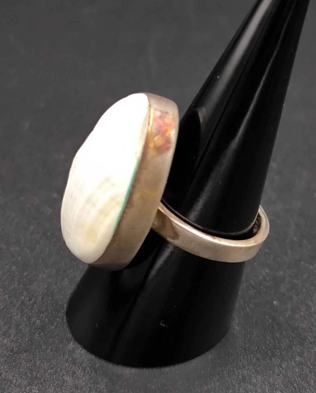 Anelli: Ring Silber mit Muschel – Usato da Rorschacherberg venduto da snOOpydOg11 5