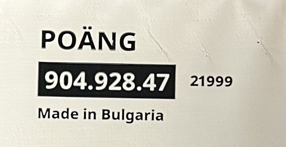 Ikea Poltrone: POÄNG Sessel und Hocker, Birkenfurnier/Hillared anthrazit – Nuovo (secondo la descrizione) da Subingen venduto da Jordano01 8