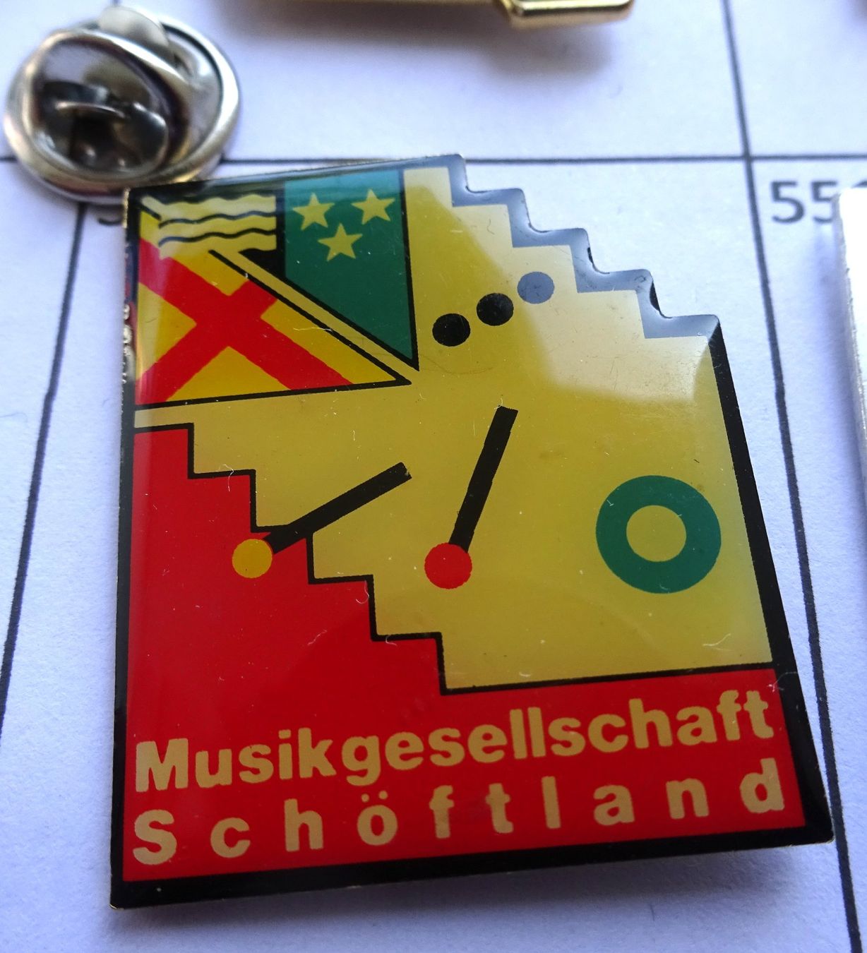 Plaketten & Abzeichen: Pin  Musikgesellschaft SCHÖFTLAND – Gebraucht aus Utzenstorf von BUtter81