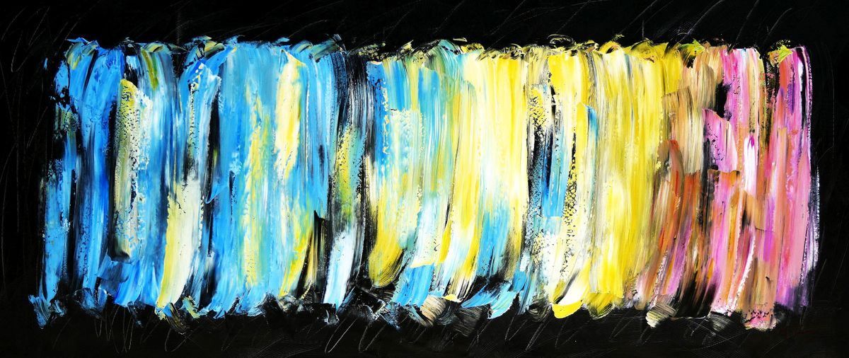 Riproduzioni & Creazioni: Abstract - Miami art deco yard – Nuovo (secondo la descrizione) da Larnaca venduto da KunstDepot24