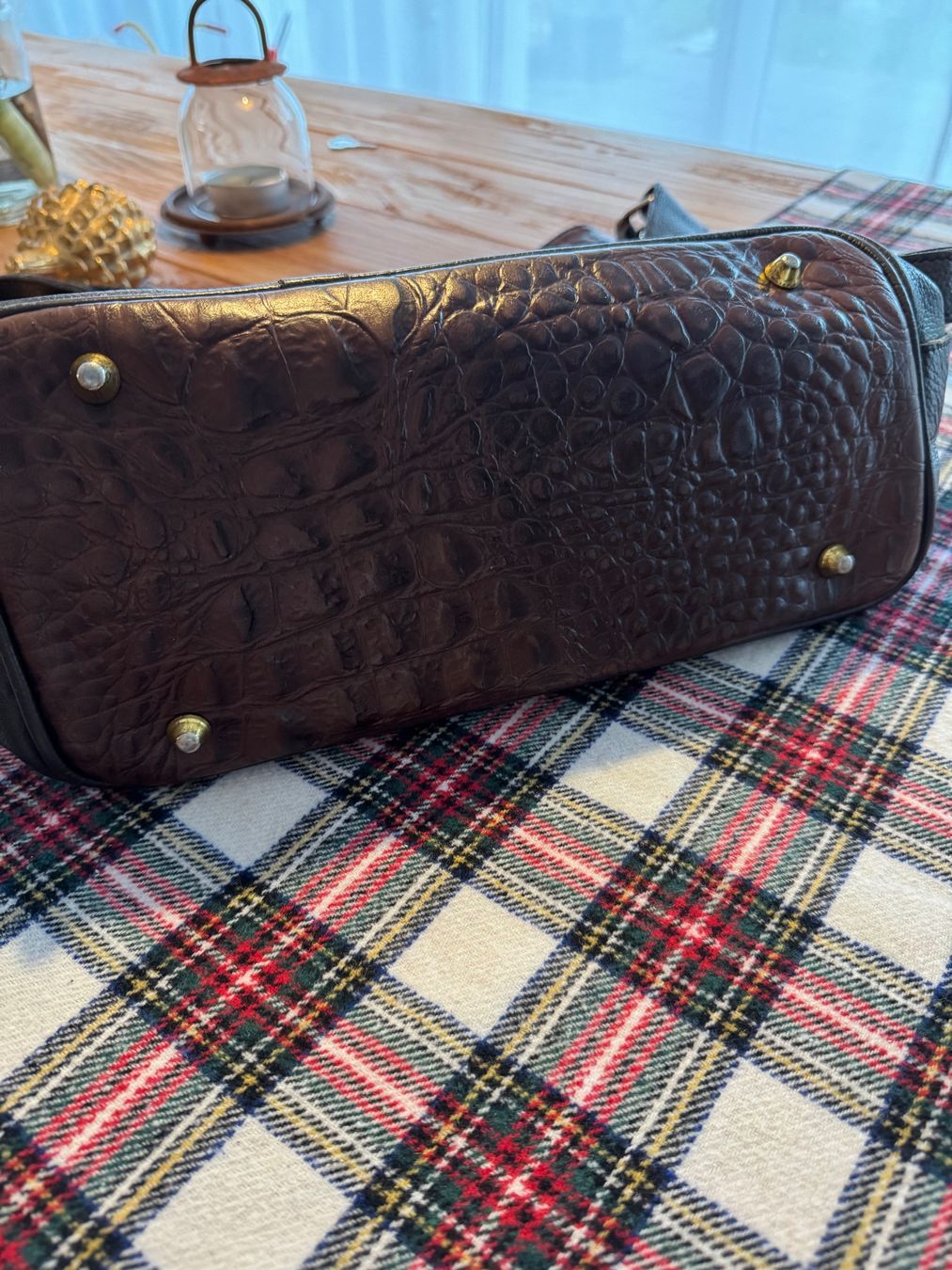 Borse da donna: Ledertasche Leoncini Krokodilleder Imitat – Usato da Rotkreuz venduto da TR3B 5