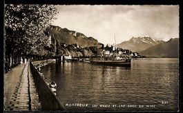 Montreux, Les quais et les Dents du Midi