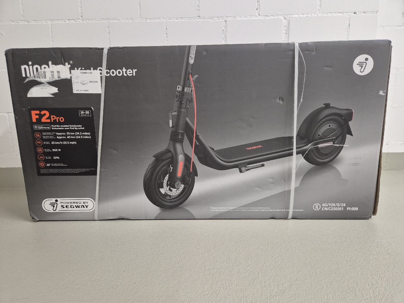 Voiturettes électriques: E - Scooter  SEGWAY - Ninebot F2 pro – Neuf avec emballage d'origine à Oetwil am See par Janina5