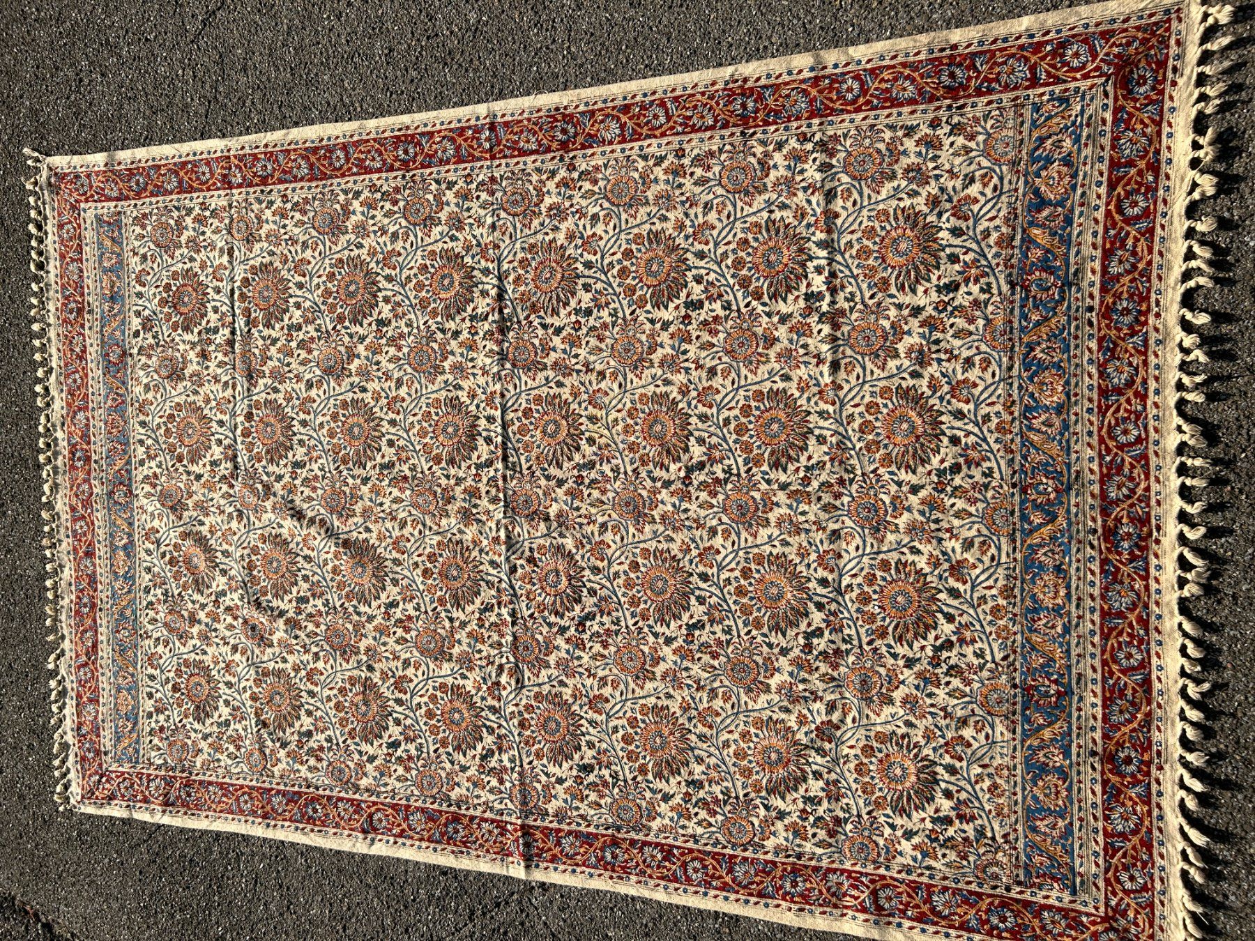 Coperte: Antikes persisches Susani-Textil mit Blumenmuster – Usato da Steinhausen venduto da Super05 8