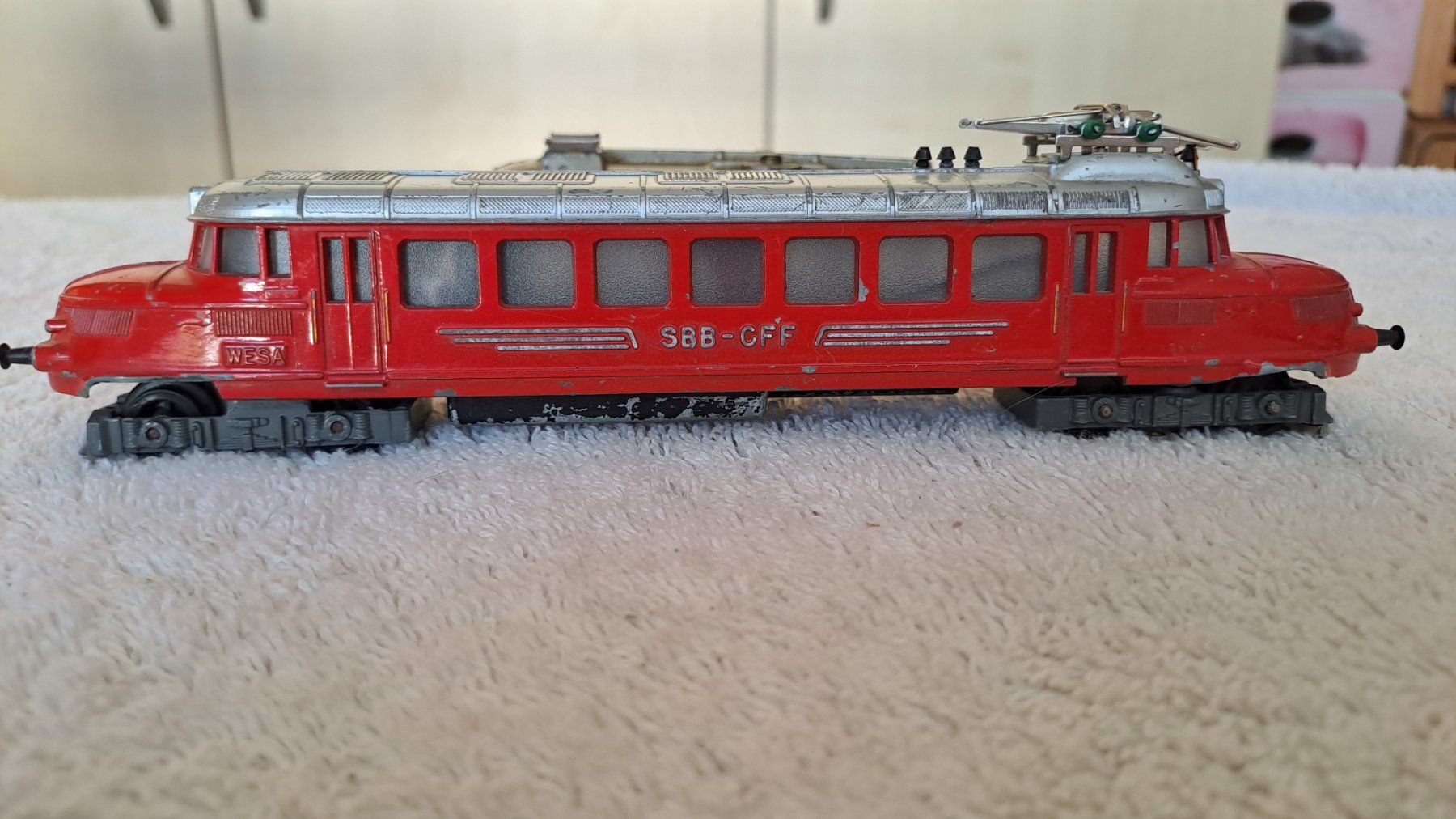 Wesa Modellini di ferrovie: Wesa roter Pfeil./SBB Lok / 26 – Difettoso da Winterthur venduto da Riebeli333