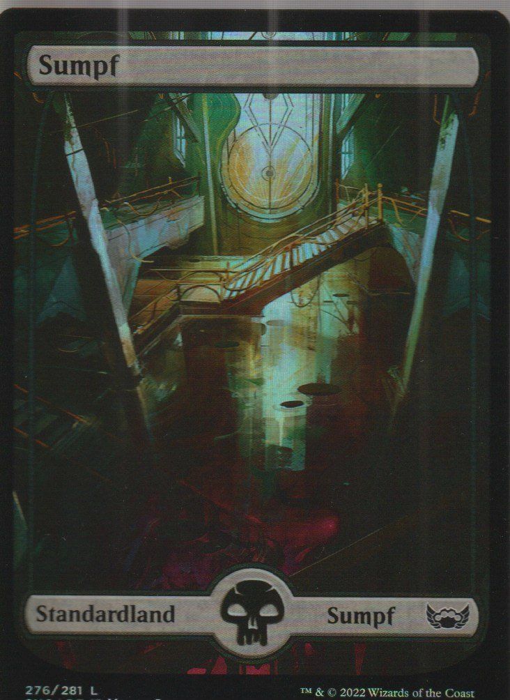 Magic The Gathering Carte collezionabili: TCG Magic The Gathering MTG De SNC BASIC LAND 276 FOIL Sumpf – Nuovo (secondo la descrizione) da Vezia venduto da Aquarius_Age