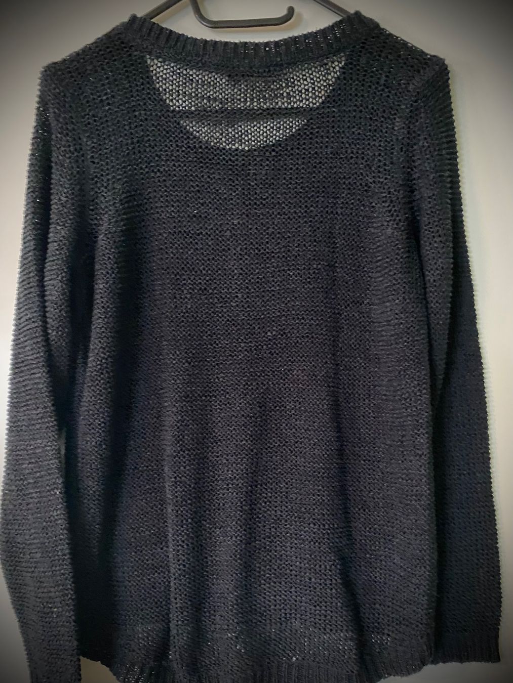 Only Pullover & Sweatshirts: Schwarzer luftiger Sommer-Grobstrickpullover Gr. M ONLY – Gebraucht aus Stadel b. Niederglatt von sandart 1