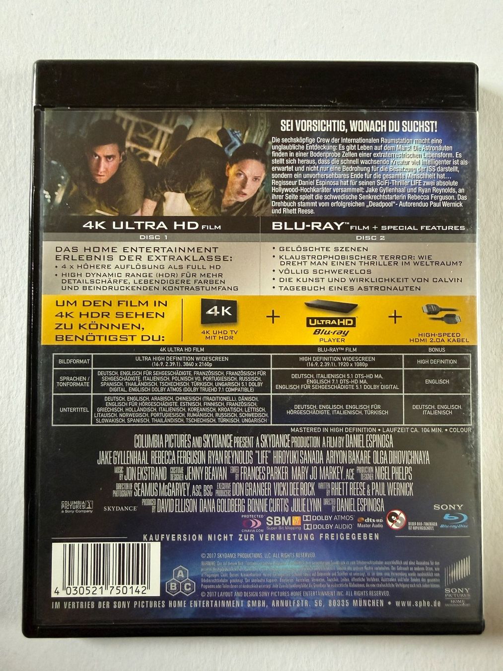 Tutti i DVDs: 4K UltraHD Blu-Ray Life – Usato da Gasel venduto da Alter_Ego 1