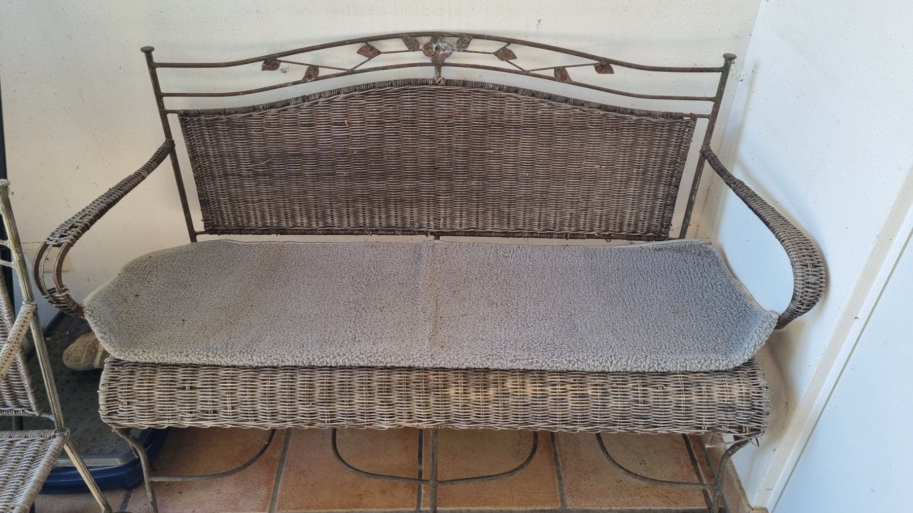 Tischset: Gartenmöbel Rattan Metall – Gebraucht aus Meilen von lisma29 1